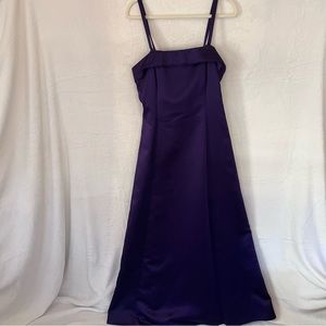 Jessica McClinton for Gunne Sax Purple Bow Back Gown